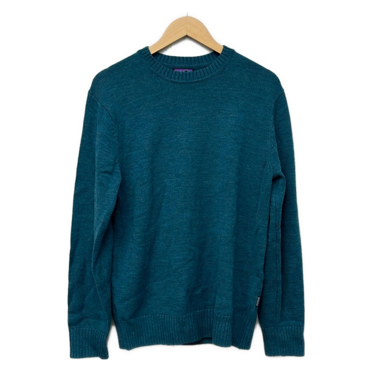 Patagonia(パタゴニア) 長袖セーター サイズS メンズ美品 - ブルーグリーン クルーネック