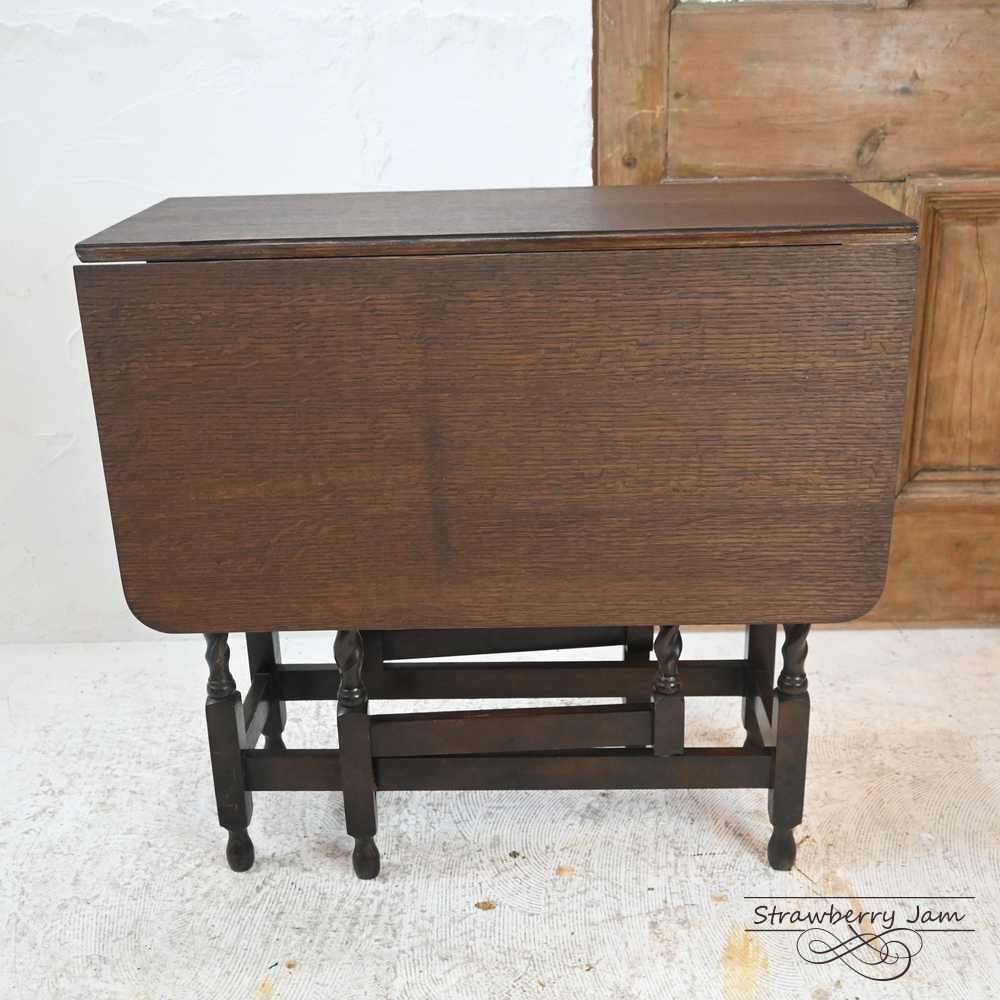 IFU-442 英国アンティーク ゲートレッグテーブル コーヒーテーブル