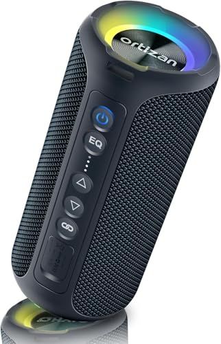 Ortizan Bluetooth スピーカー 【40W大出力 / 6600mAh大容量】 お風呂スピーカー ステレオ 重低音 大音量 IPX7防水 24時間再生 Bluetooth5.3 ぶるーとゅーす ブルートゥース TWS対応 ポータブ b5d5b690