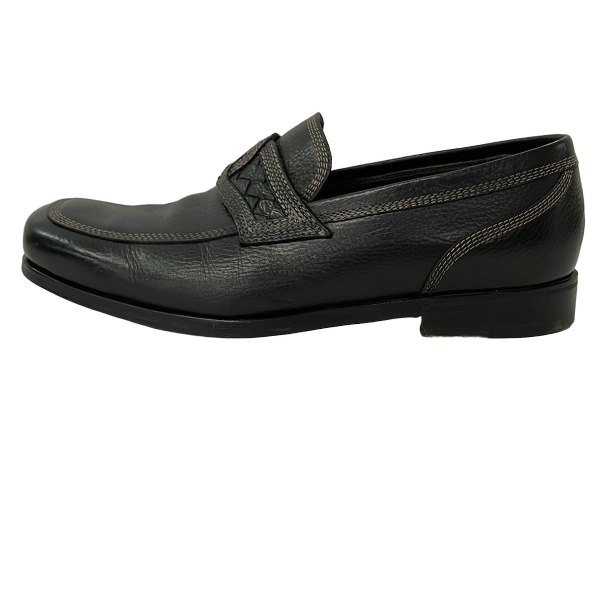 BOTTEGA VENETA(ボッテガヴェネタ) ローファー 41 J メンズ - 黒
