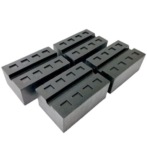 自動車リフト用 ゴムブロック 4個セット 高耐久モデル プレートリフト用 80ｍｍ リフトパッド ラバーパッド ジャッキパッド クッション 受けゴム リフトアップ 自動車整備 (ブラック)YZ a1e6a70c