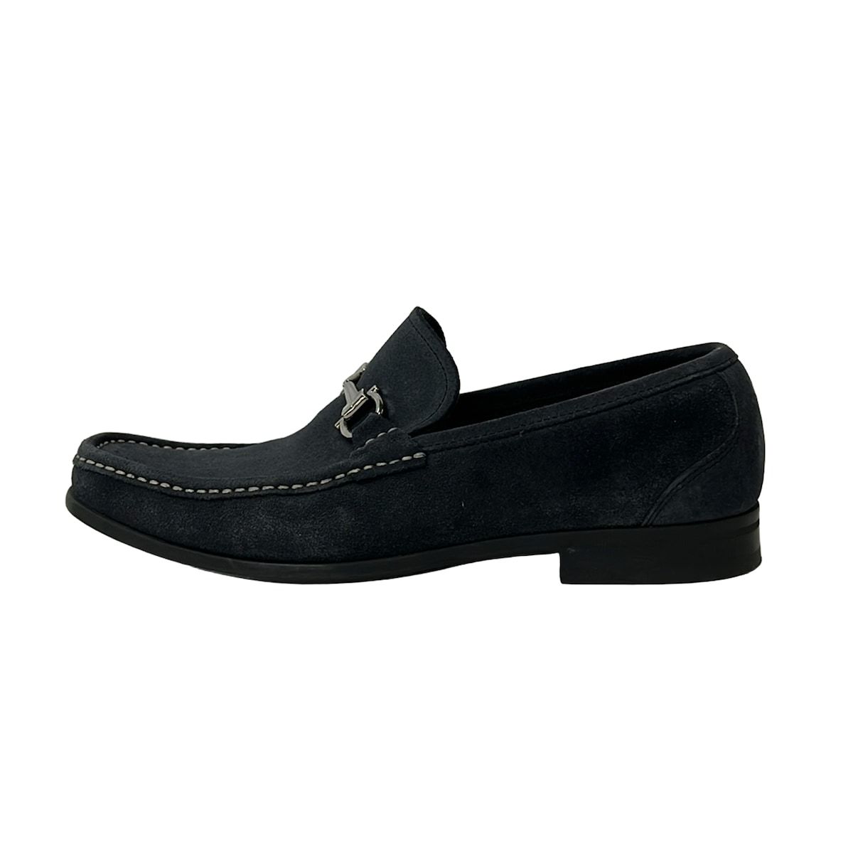 FERRAGAMO/SalvatoreFerragamo(サルバトーレフェラガモ) ローファー 8 2E メンズ - ダークグレー ガンチーニ
