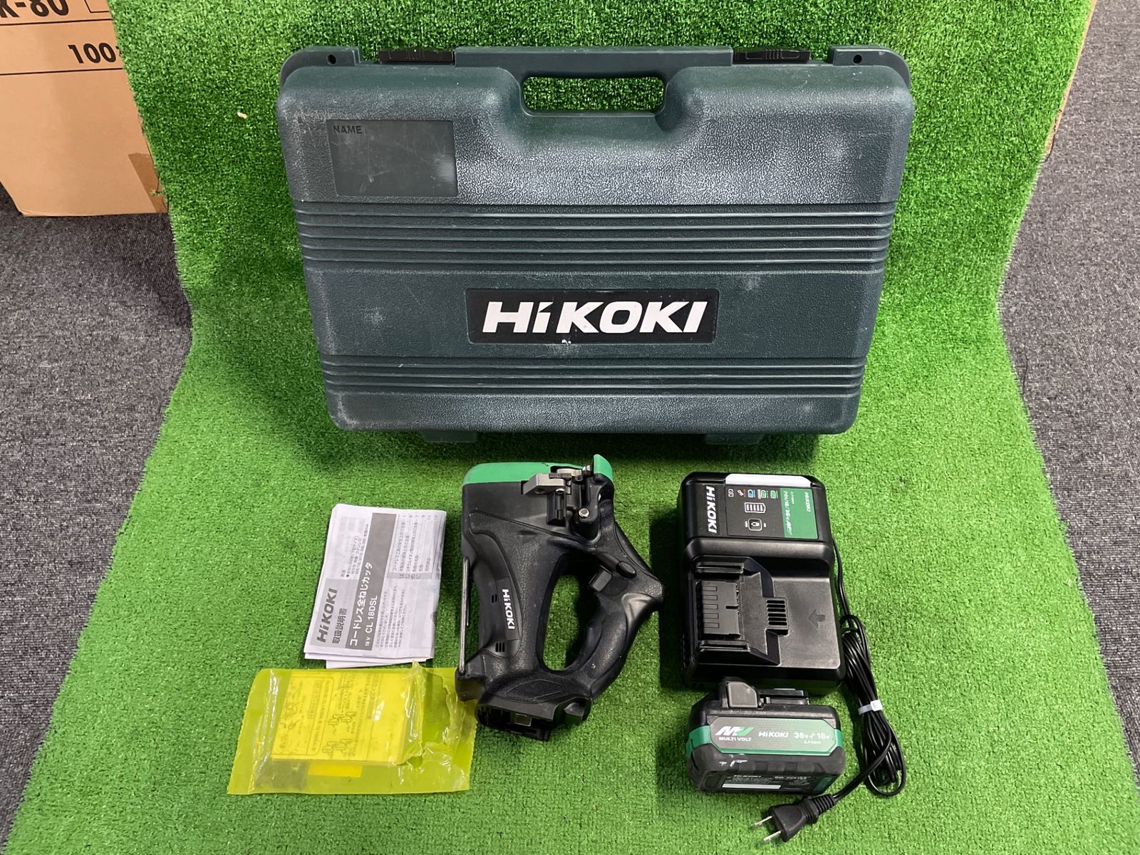 HIKOKI CL18DSL コードレス全ねじカッタ ※バッテリー(BSL36A18X)・充電器(UC18YDL2)・ケース・付属品・取説有、現状品 (ソ-394)