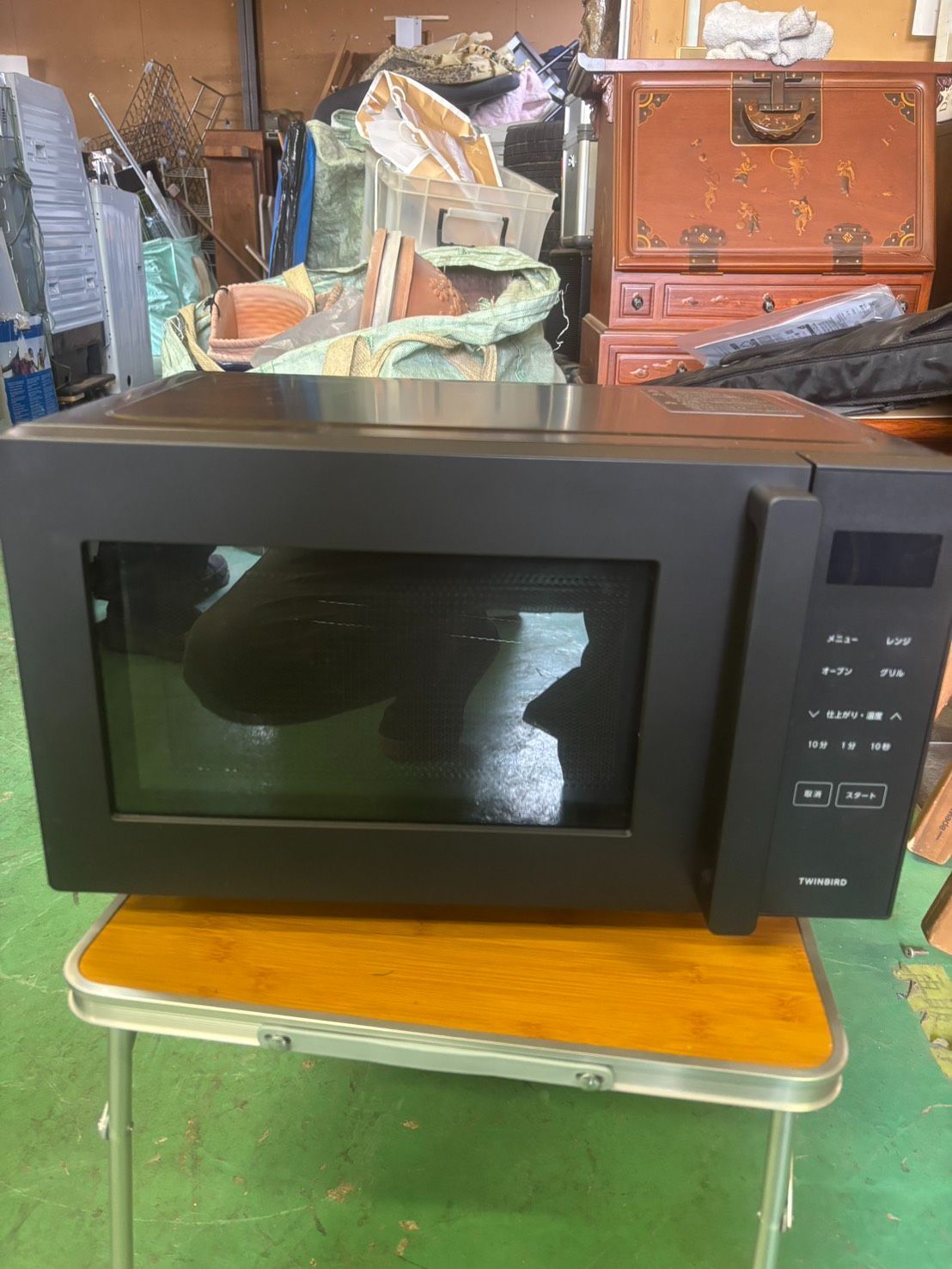 ツインバード　フラットオーブンレンジ　DR-E216-2025 [99253]
