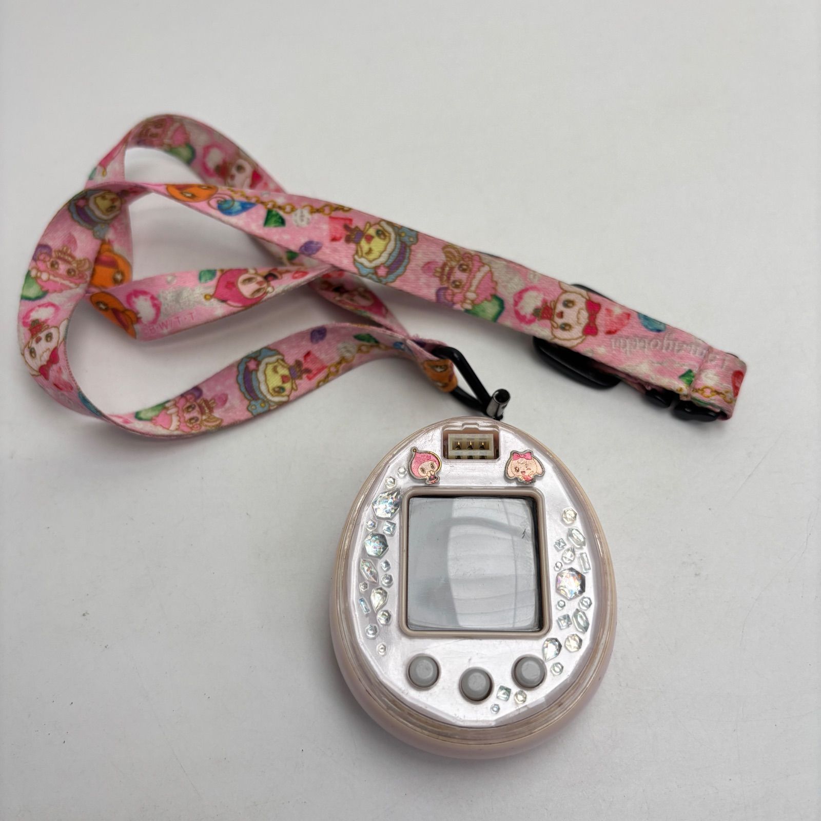【現状品】 たまごっちピース ピンク Tamagotchi P's　ストラップ付き