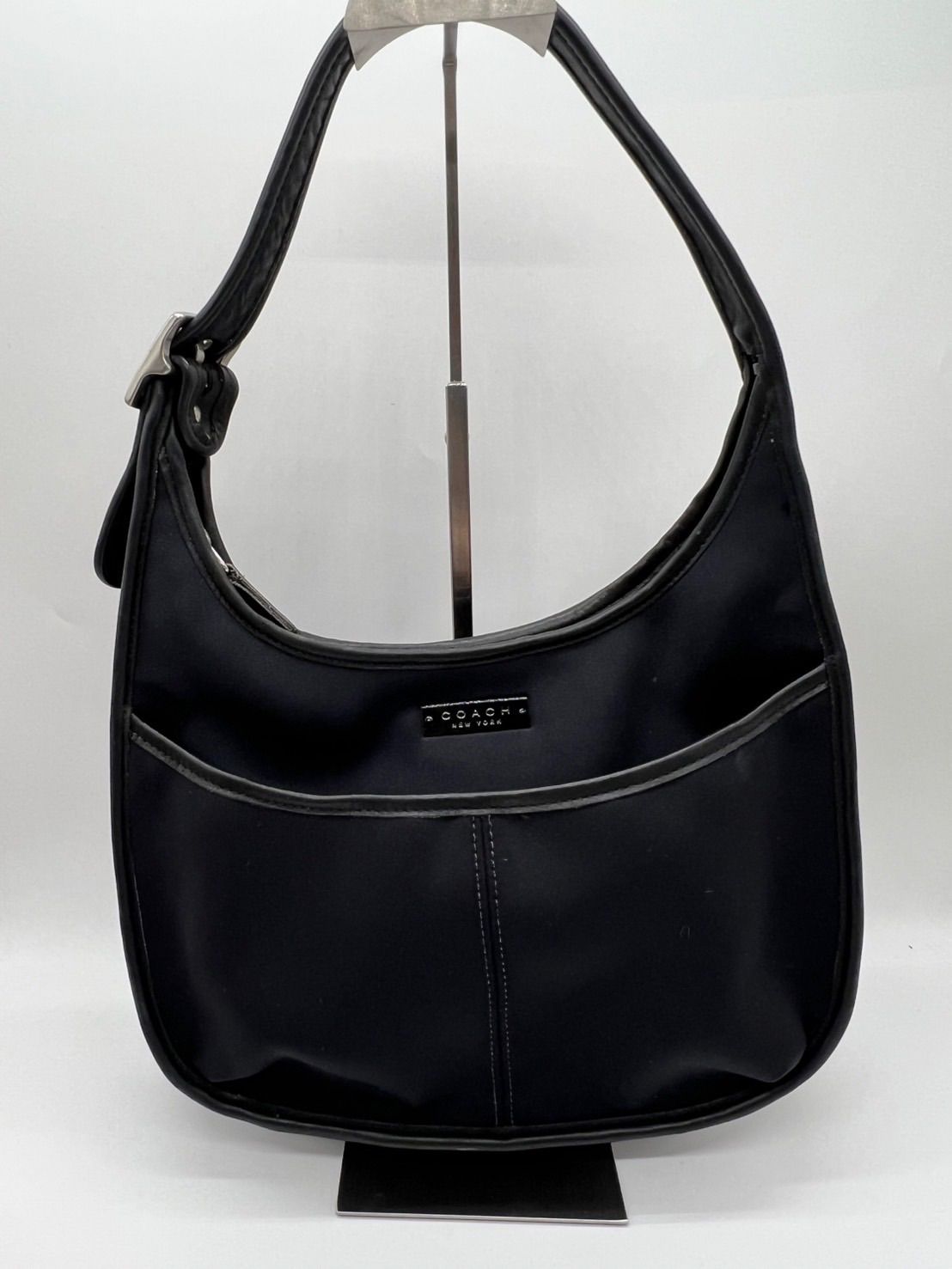 【良品】COACH　コーチ　オールドコーチ　エルゴ　ワンショルダーバッグ　ナイロン×グローブレザー　P2569