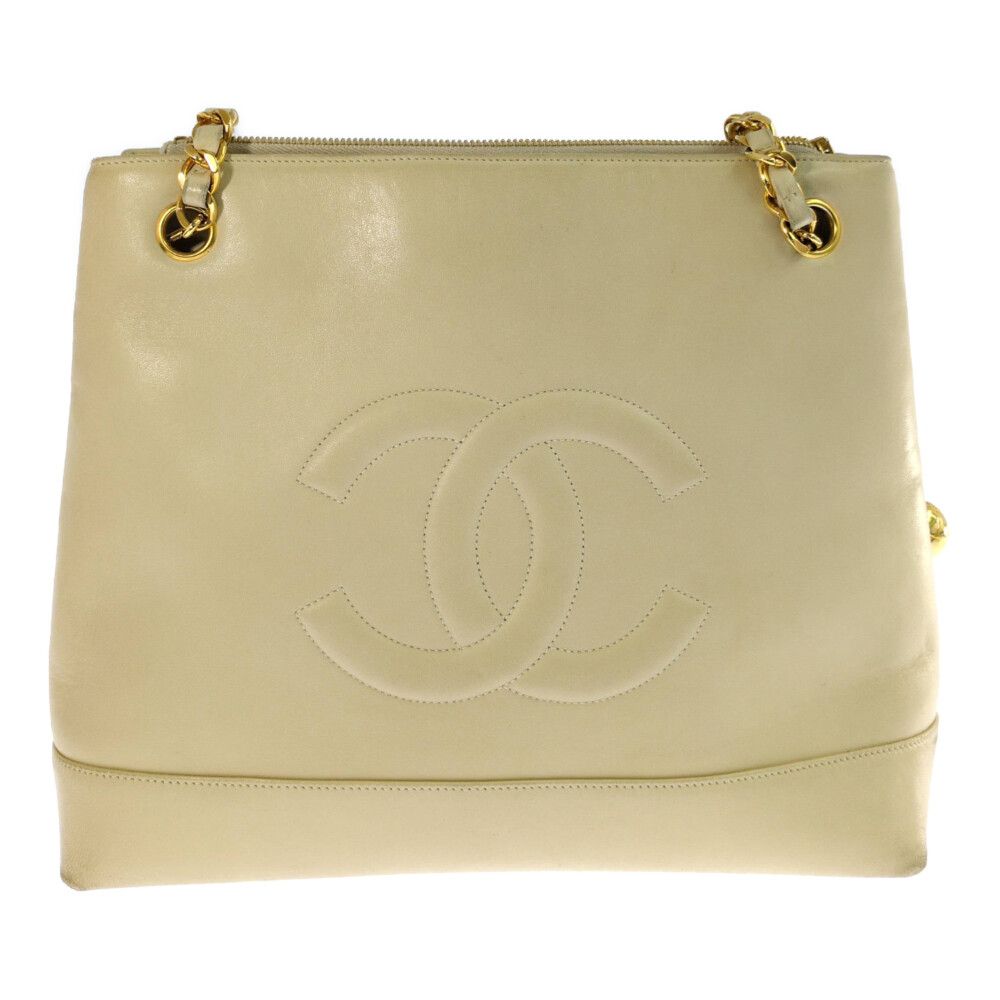 CHANEL シャネル ラムスキン ココマーク チェーンショルダーバッグ 