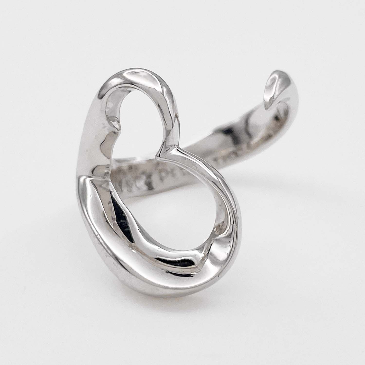 TIFFANY&Co. ティファニー オープンハート リング・指輪 エルサ 