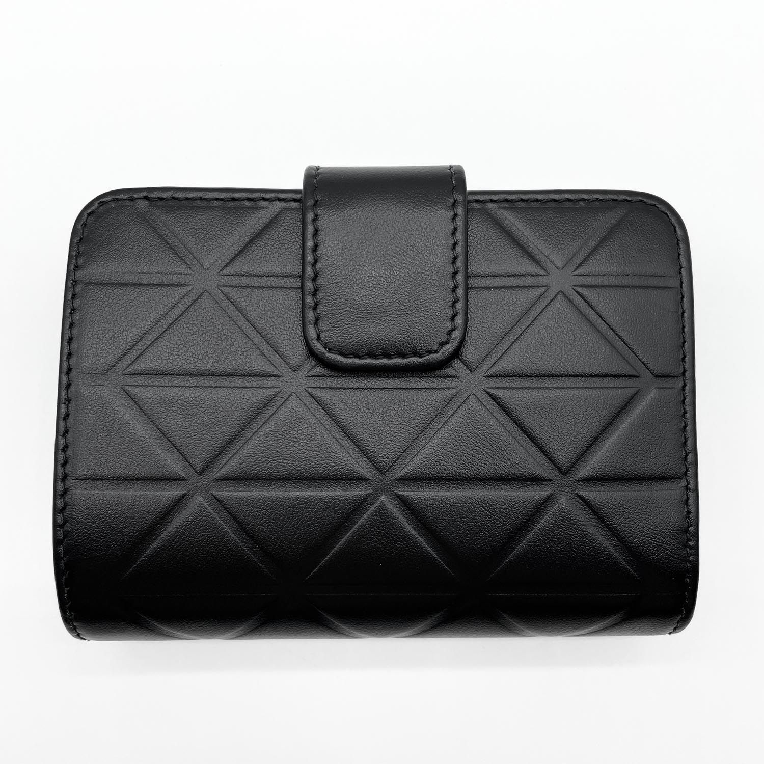 PRADA プラダ コンパクト ウォレット 二つ折り財布 RFID 三角プレート