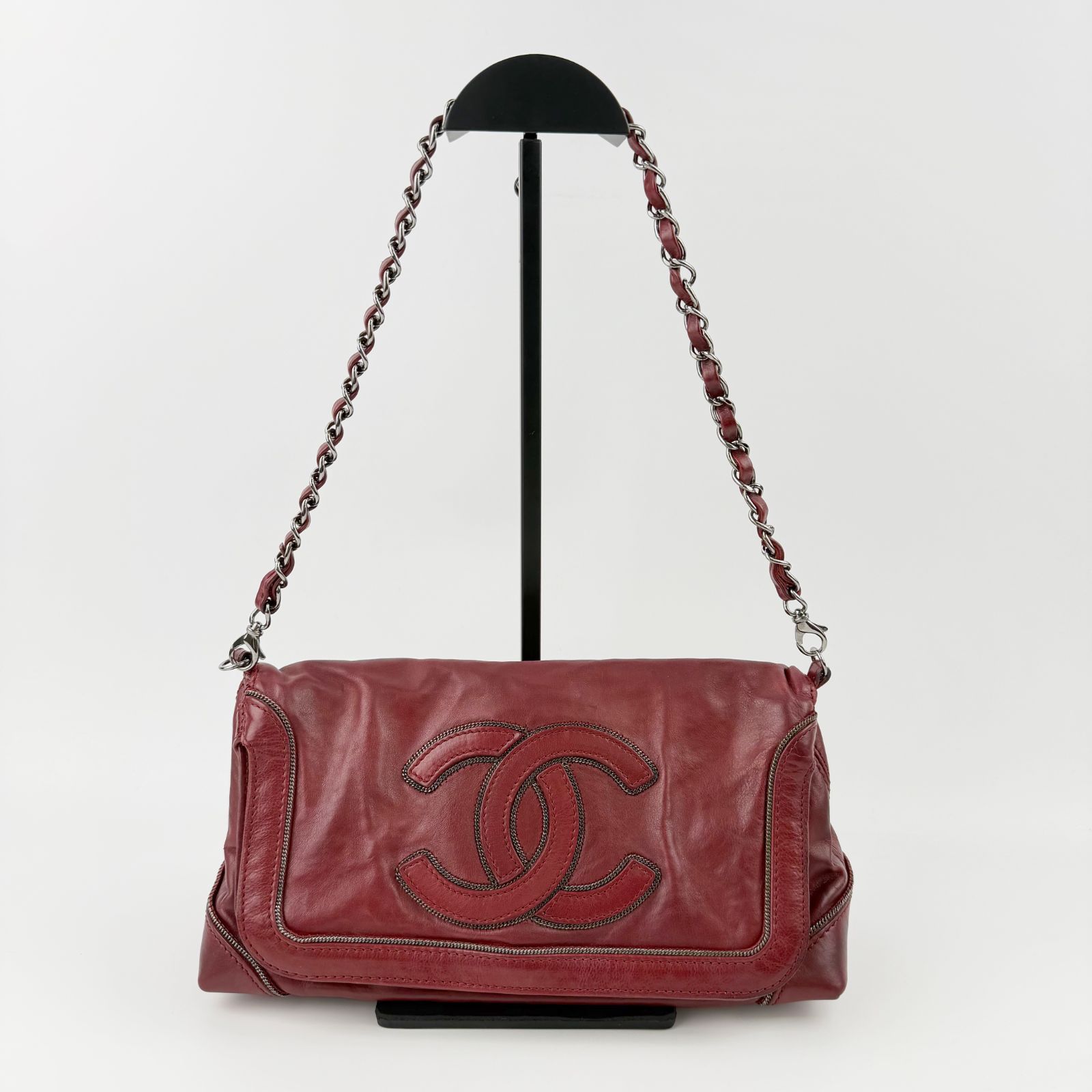 中古】CHANEL シャネル ココマーク チェーンショルダー ショルダー 
