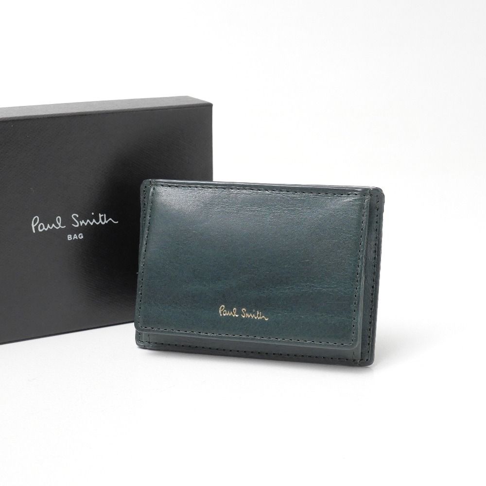 ■未使用品■Paul Smith ポール・スミス コインケース ベジタン カードケース 名刺入れ 20260605/RA9652