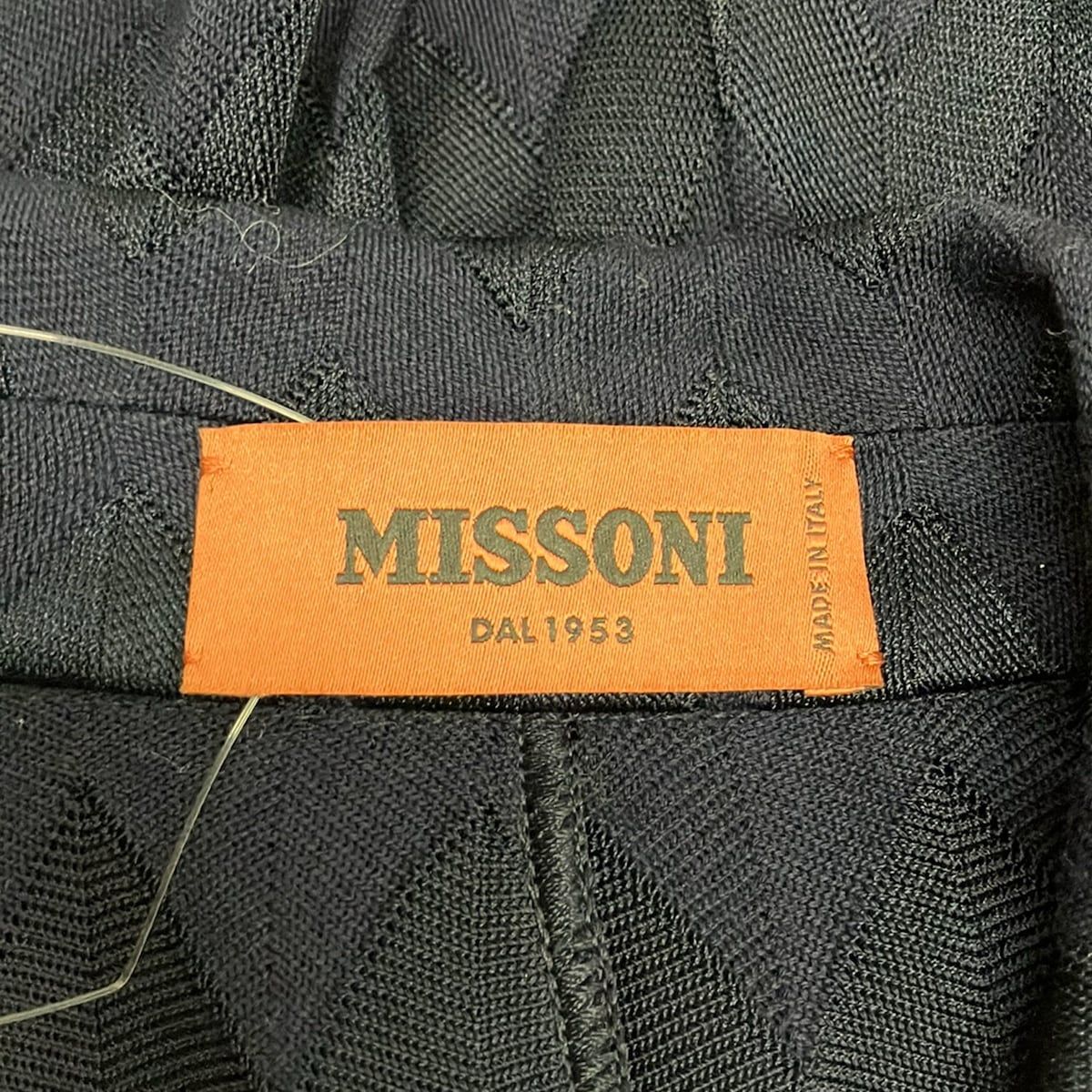 MISSONI(ミッソーニ) ジャケット サイズ48 XL レディース美品 - ダーク