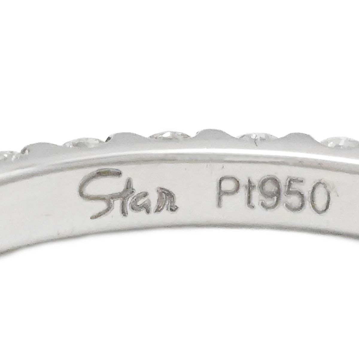 Pt950 ハーフエタニティ リング 0.30ct VENDOME Aoyama ヴァンドーム 