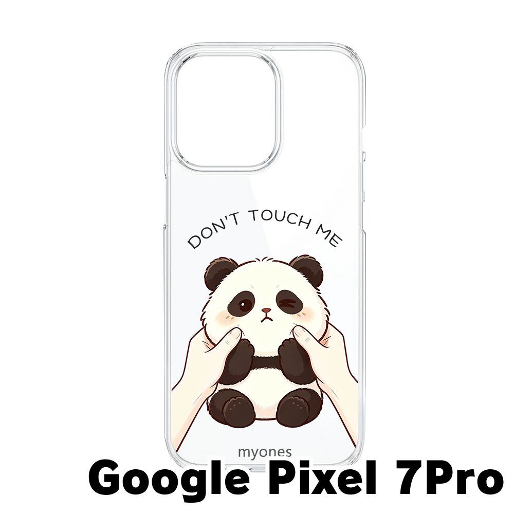新品未使用】GOOGLE PIXEL 7 PRO クリア ハードケース (パンダの顔揉む