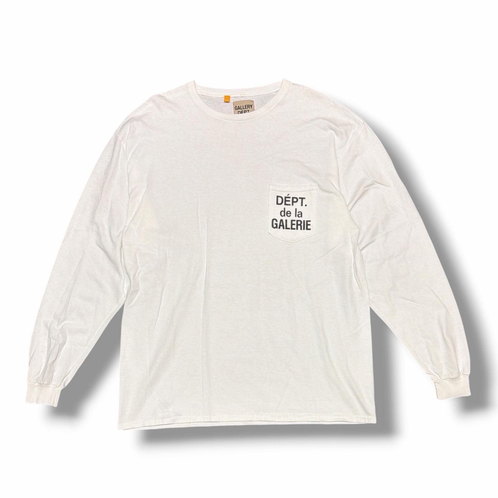 GALLERY DEPT. ポケット付き クルーネック カットソー カットソー ギャラリーデプト ホワイト L （6917M） 9,216円