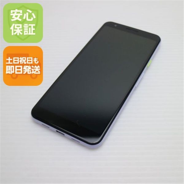 超美品 SoftBank Google Pixel 3a 64GB パープリッシュ スマホ 土日祝発送 即日発送 06000