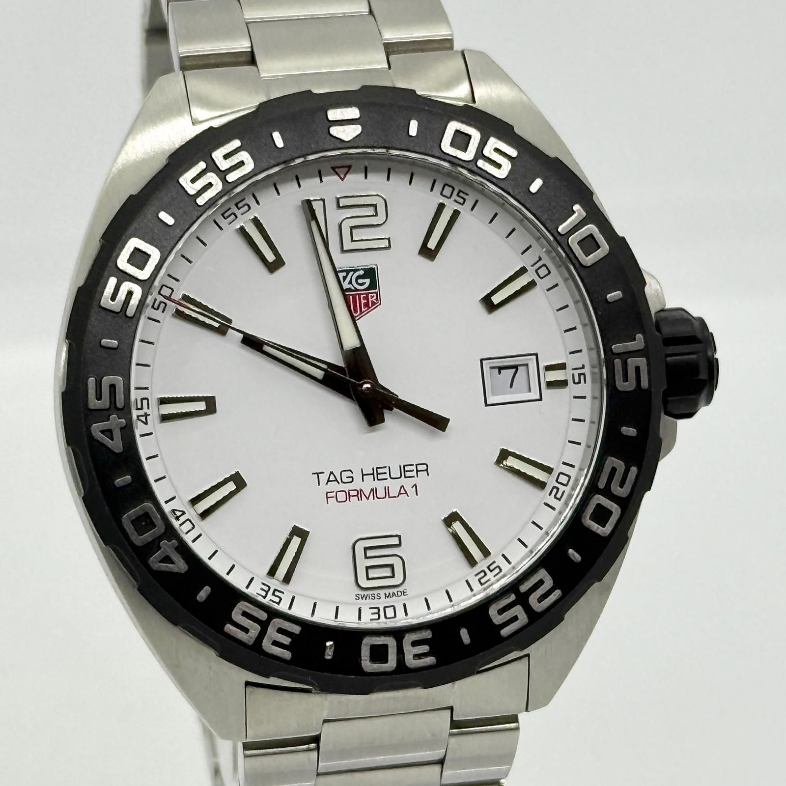 TAG HEUER タグホイヤー フォーミュラ1 WMS5282 ホワイト QZ メンズ 