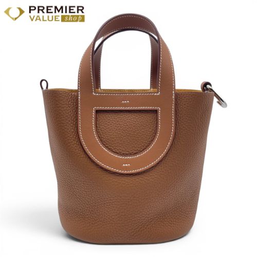 エルメス インザループ 18 ゴールド トリヨンクレマンス シルバー金具 B刻印
