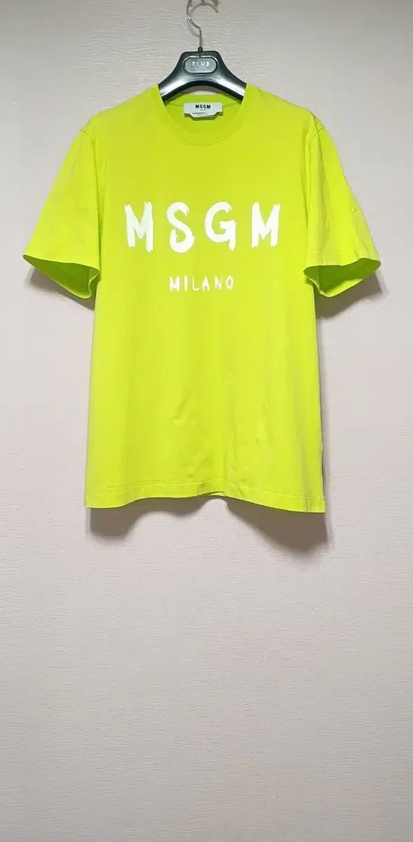 正規品/S MSGM ブラッシュド ミラノ ロゴ 半袖 Tシャツ ユニセックス