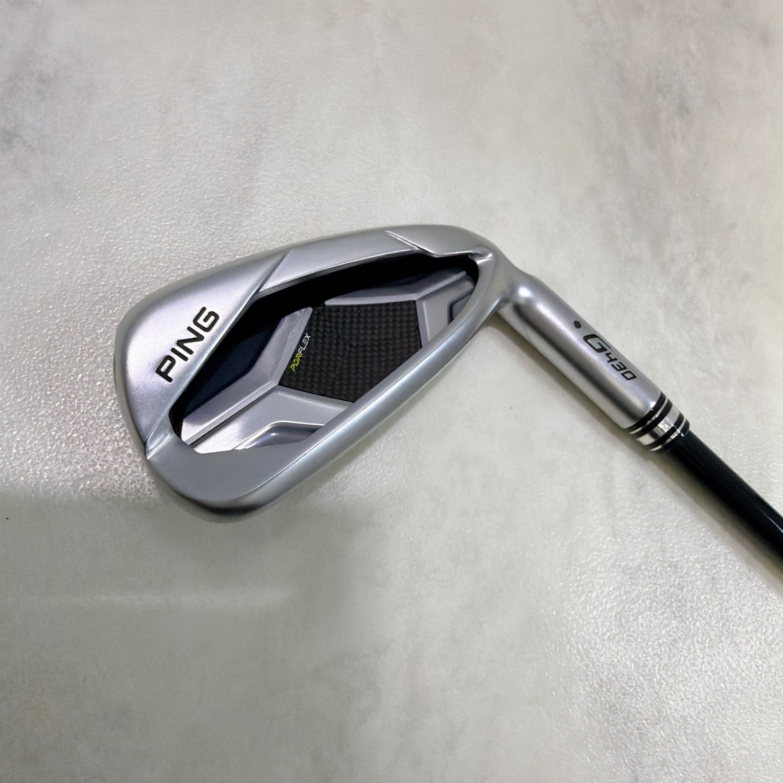 美品 PING G430 2023 7番単品アイアン 純正カーボン ALTA JCB ブラック
