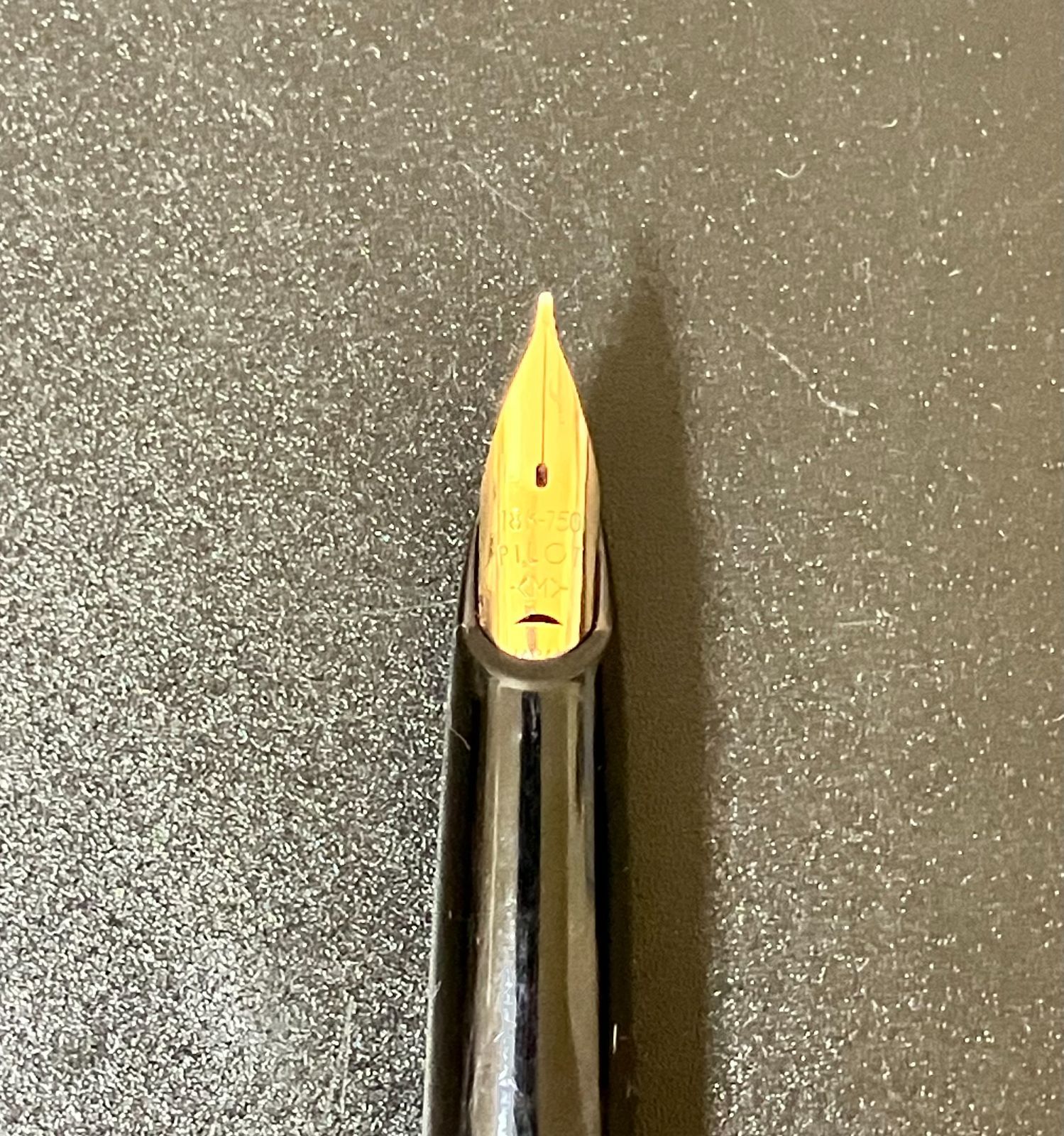 33365】PILOT パイロット Elite エリート 18K 万年筆 インク無し 筆記