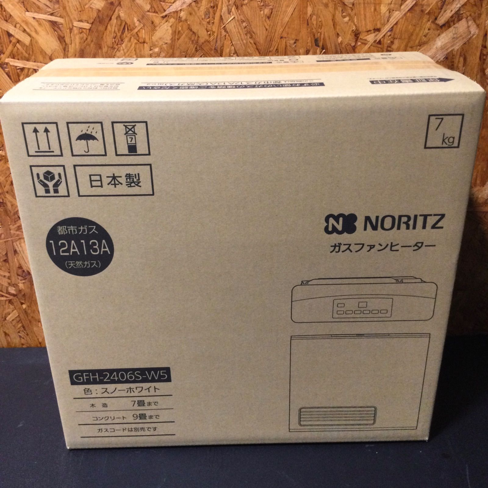 2) NORITZ ノーリツ 都市ガスファンヒーター GFH-2406S 2025年製