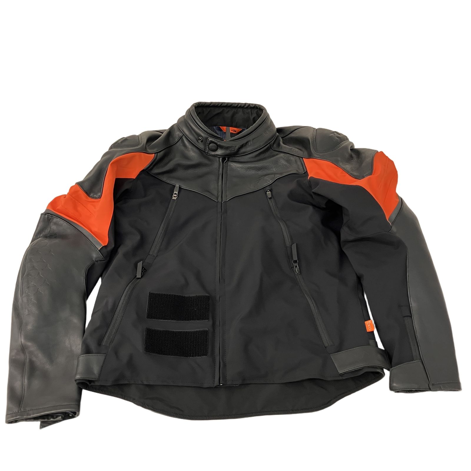 KTM DUKE LEATHER JACKET レザージャケット ブラック系/オレンジ系 Mサイズ 中古 美品 Z11318508