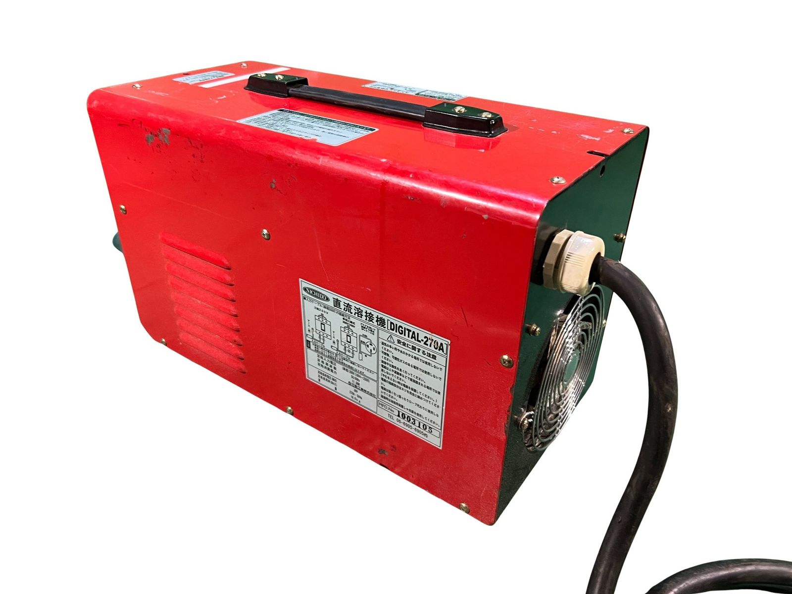 ☆中古品☆NICHIDO 日動工業 単相200V デジタルインバーター溶接機 DIGITAL-270A 本体 直流溶接機 インバータ溶接機 アーク溶接機125867