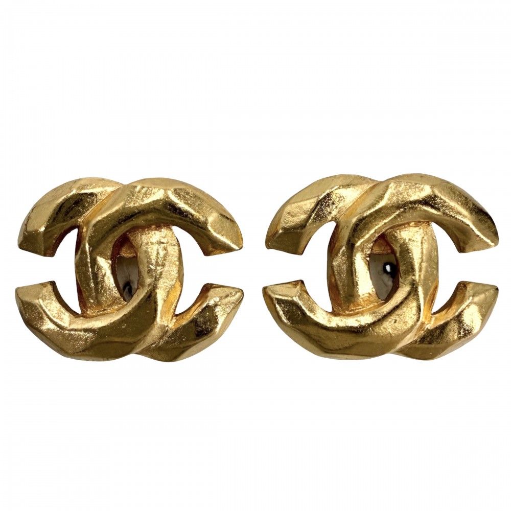 シャネル イヤリング レディース ココマーク アクセサリー ヴィンテージ CHANEL GP 99P ゴールド 約8.0g 1999年【中古品】