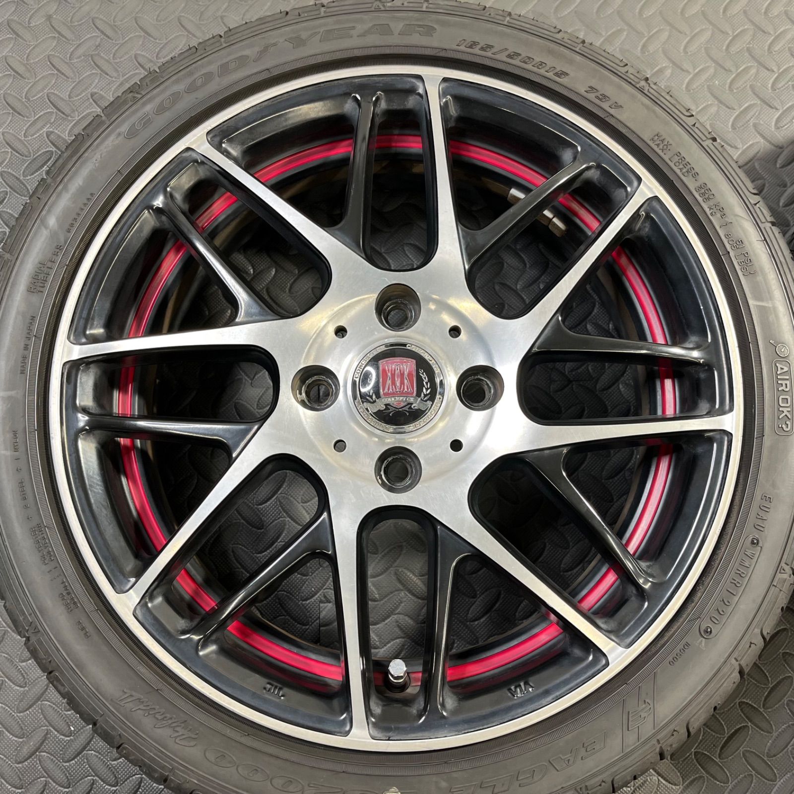 20/21年製 165/50R15 イーグルLS2000×2本 ZT1000×2本 共豊 コンセプト 