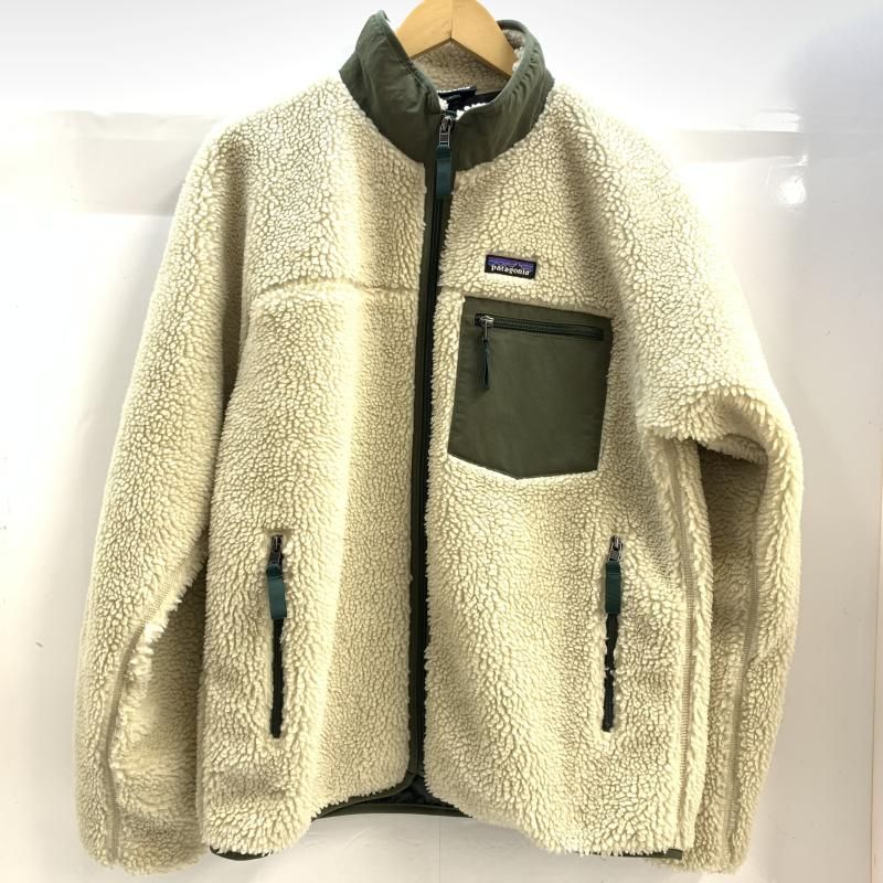 【中古】Patagonia クラシックレトロXジャケット M ホワイト パタゴニア[92]