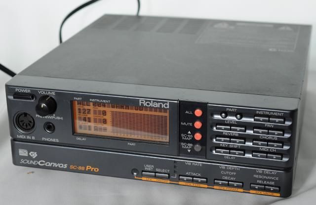 Roland SC-88 Pro 通電確認 説明書付き Sound Canvas - メルカリ