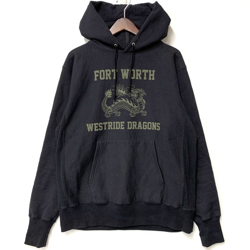 【中古品】 WESTRIDE ウエストライド RW HOODIE:DRAGONS リバースウィーブ フーディー ドラゴン パーカー トップス 【145-260605-kh-03-izu】