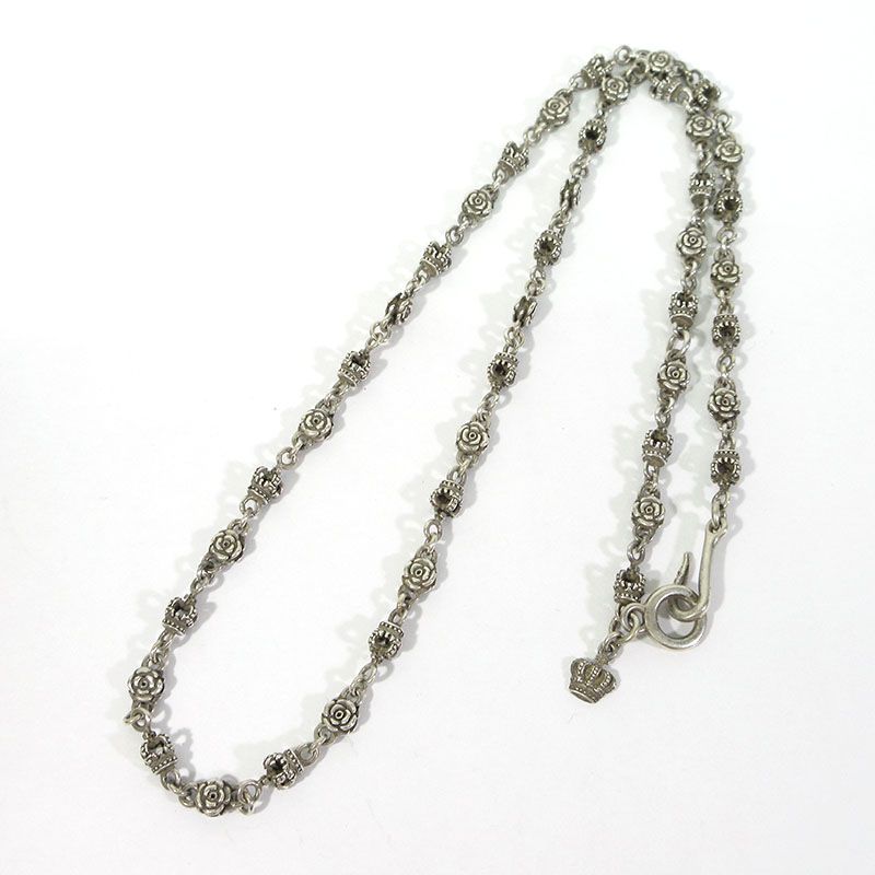 【三重本店】 中古 Justin Davis | ジャスティンデイビス WICKED ROSE CHAIN ウィキッドローズチェーン / ネックレスチェーン シルバー 【134】
