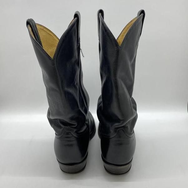 中古】80s～ Tony Lama 6156 ウエスタンブーツ ブラック 9.5D