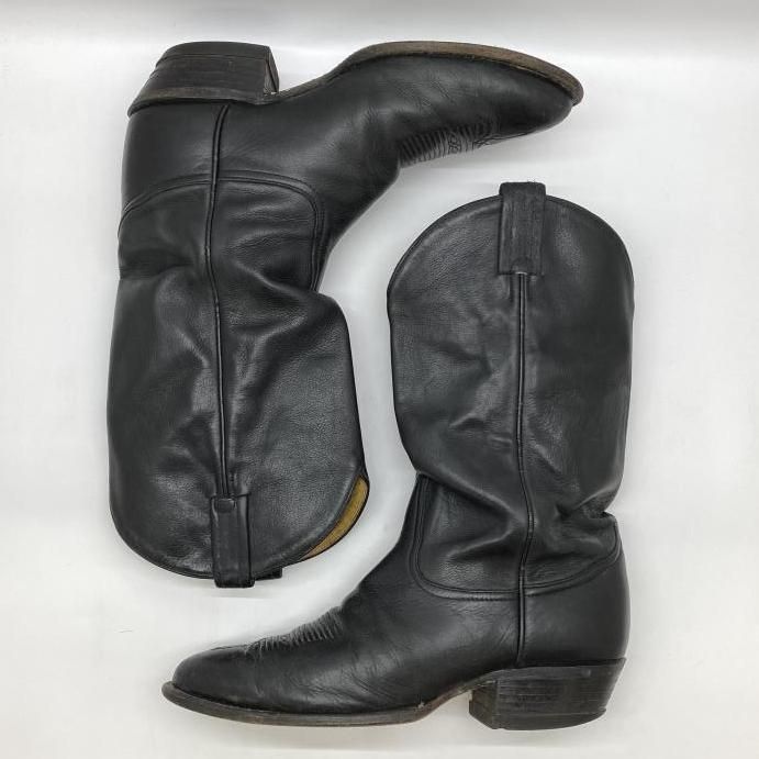 中古】80s～ Tony Lama 6156 ウエスタンブーツ ブラック 9.5D