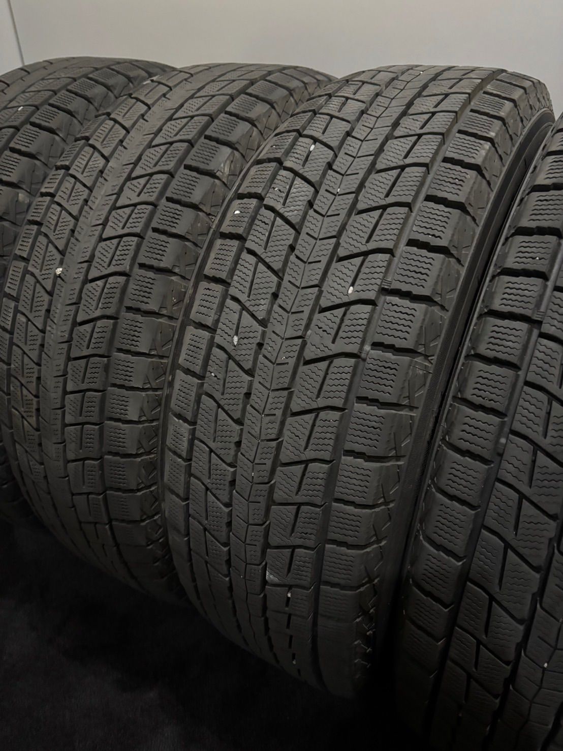 ★225/65R17 DUNLOP/WINTER MAXX SJ8+ 22年製 スタッドレス 4本 ダンロップ ウィンターマックス ハリアー RAV4 エクストレイル (2-M478)