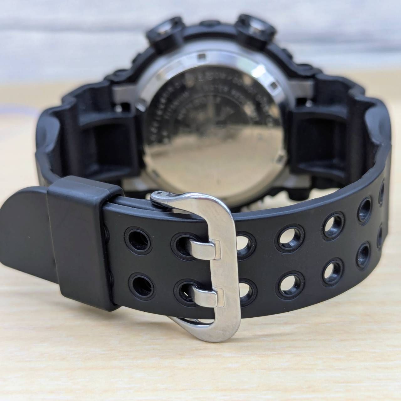 亘】美品 G-SHOCK 90年代 2代目 フロッグマン DW-8200 チタン 黒金