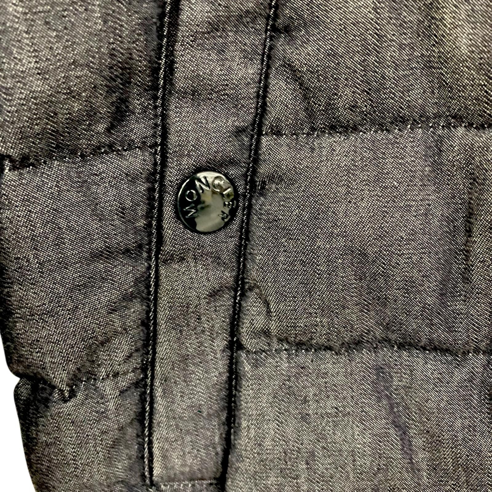 199990 現状品 MONCLER モンクレール ライトダウンジャケット ネイビー