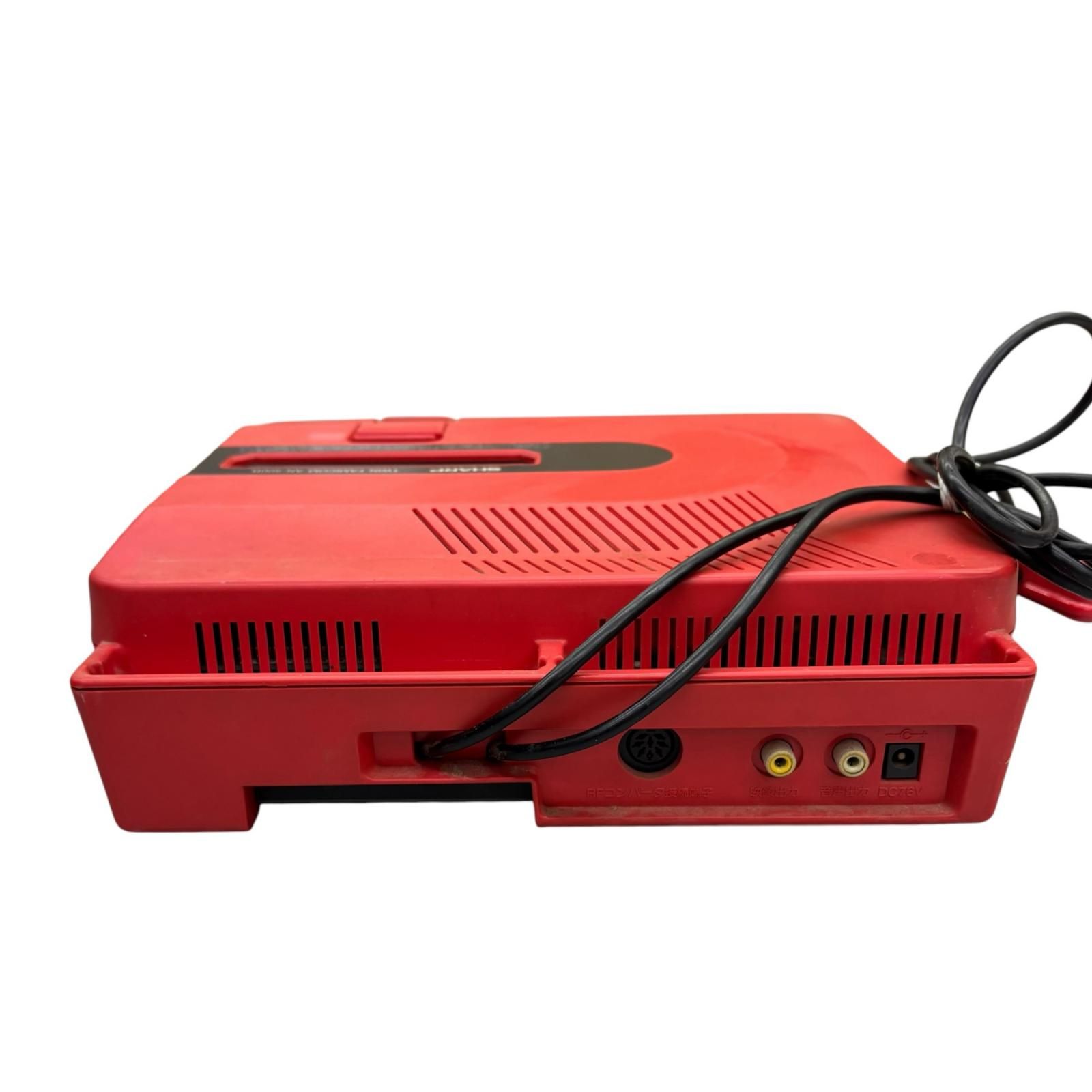 199990 動作未確認 SHAP シャープ ツインファミコン AN-500R レッド