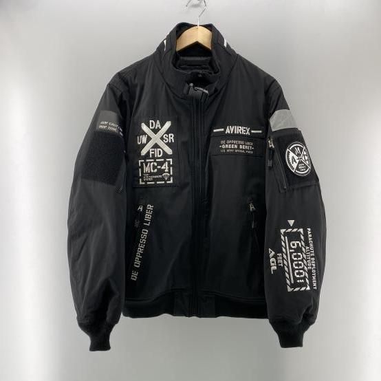 【中古】AVIREX HALO AMC MA-1 MOD フライトジャケット 撥水 