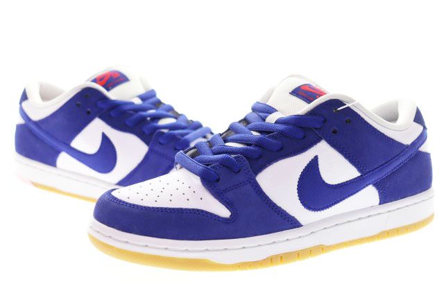 ナイキ NIKE SB DUNK LOW PRO PRM LOS ANGELES DODGERS BLUE 27.5cm DO9395-400 ダンク ロー ロサンゼルス ドジャース ガムソール スニーカー 【ブランド古着ベクトル】【中古】▲■260605