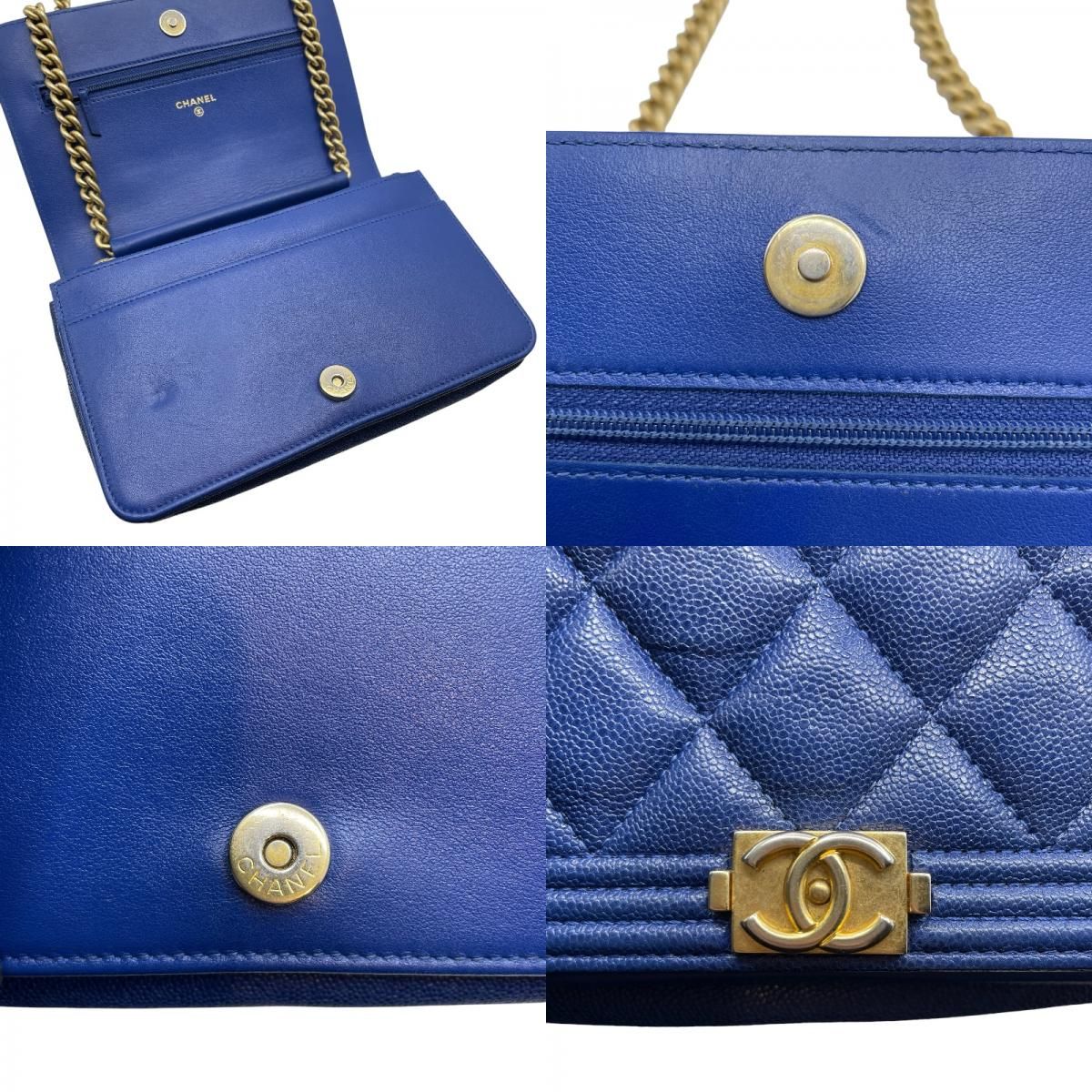 シャネル CHANEL ボーイシャネルチェーンウォレット A81969 28番台