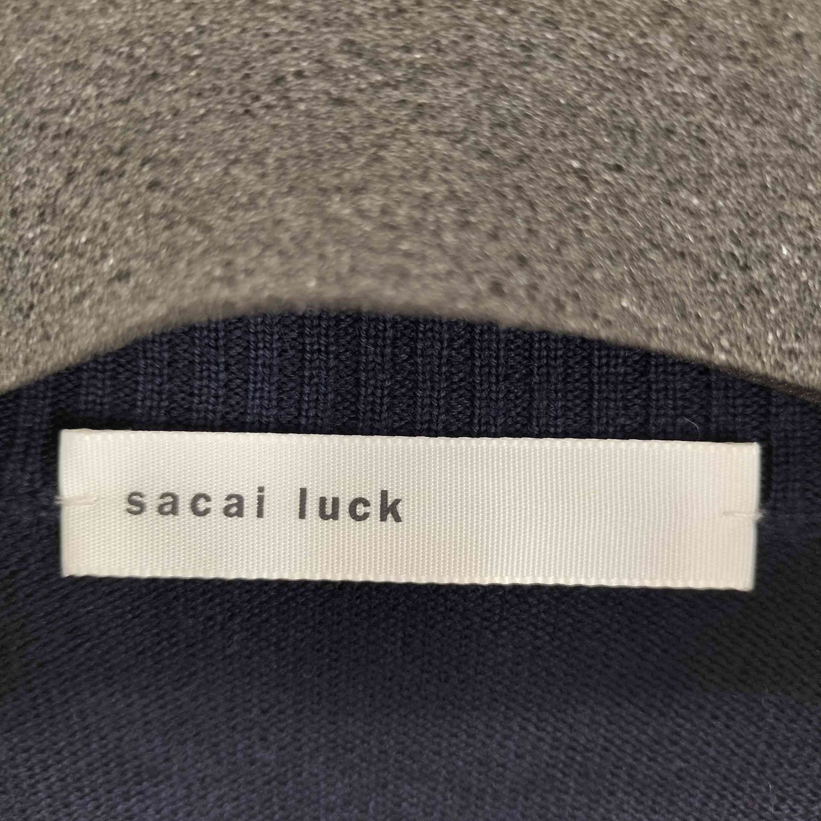 サカイラック sacai luck ハート型レース ボーダーニット レディース