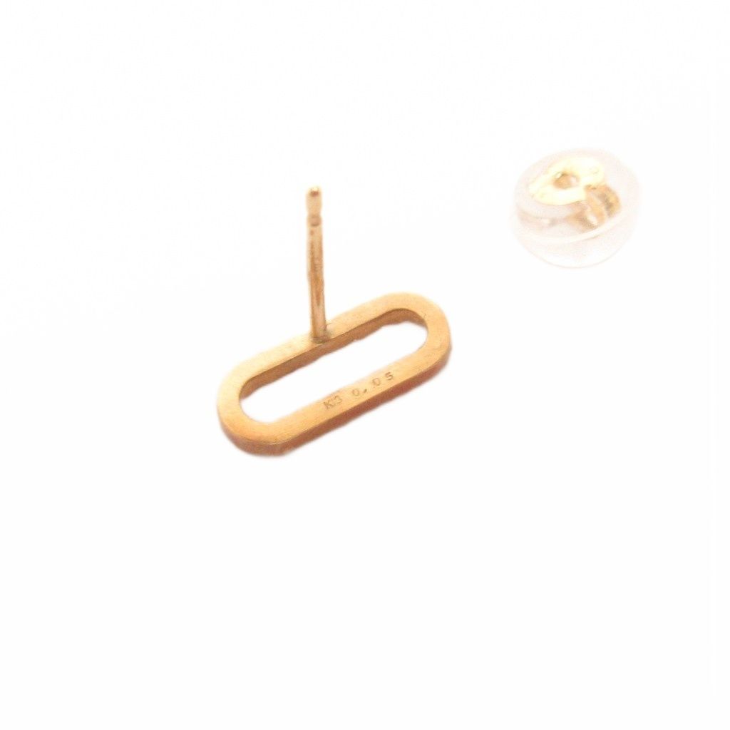 ブランイリス blanciris 美品 片耳 ピアス K18 ゴールド 総重量 0.4g