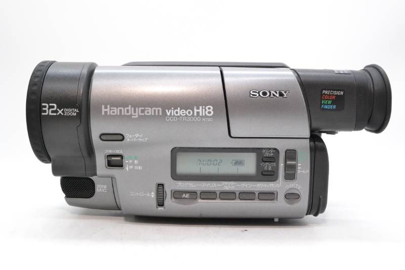 □【動作品】 ソニー SONY CCD-TR3000 Hi8 ビデオカメラ Handycam 22倍