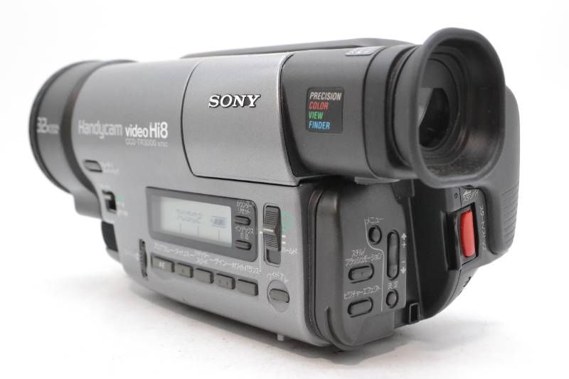 動作品　SONY Hi8ビデオカメラ　Handycam CCD-TR3000 □【動作品】 ソニー SONY CCD-TR3000 Hi8 ビデオカメラ Handycam 22倍