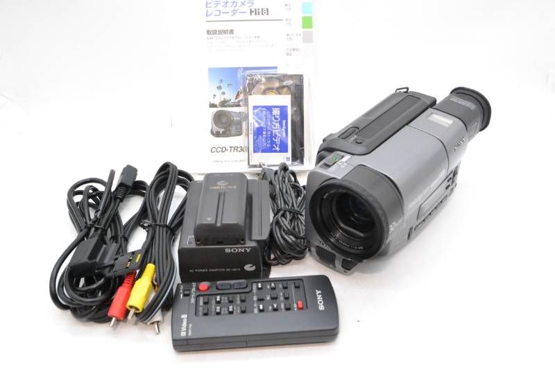 SONY Handycam CCD-TR3000 Hi8 ビデオカメラ(美品) □【動作品】 ソニー SONY CCD-TR3000 Hi8 ビデオカメラ Handycam 22倍