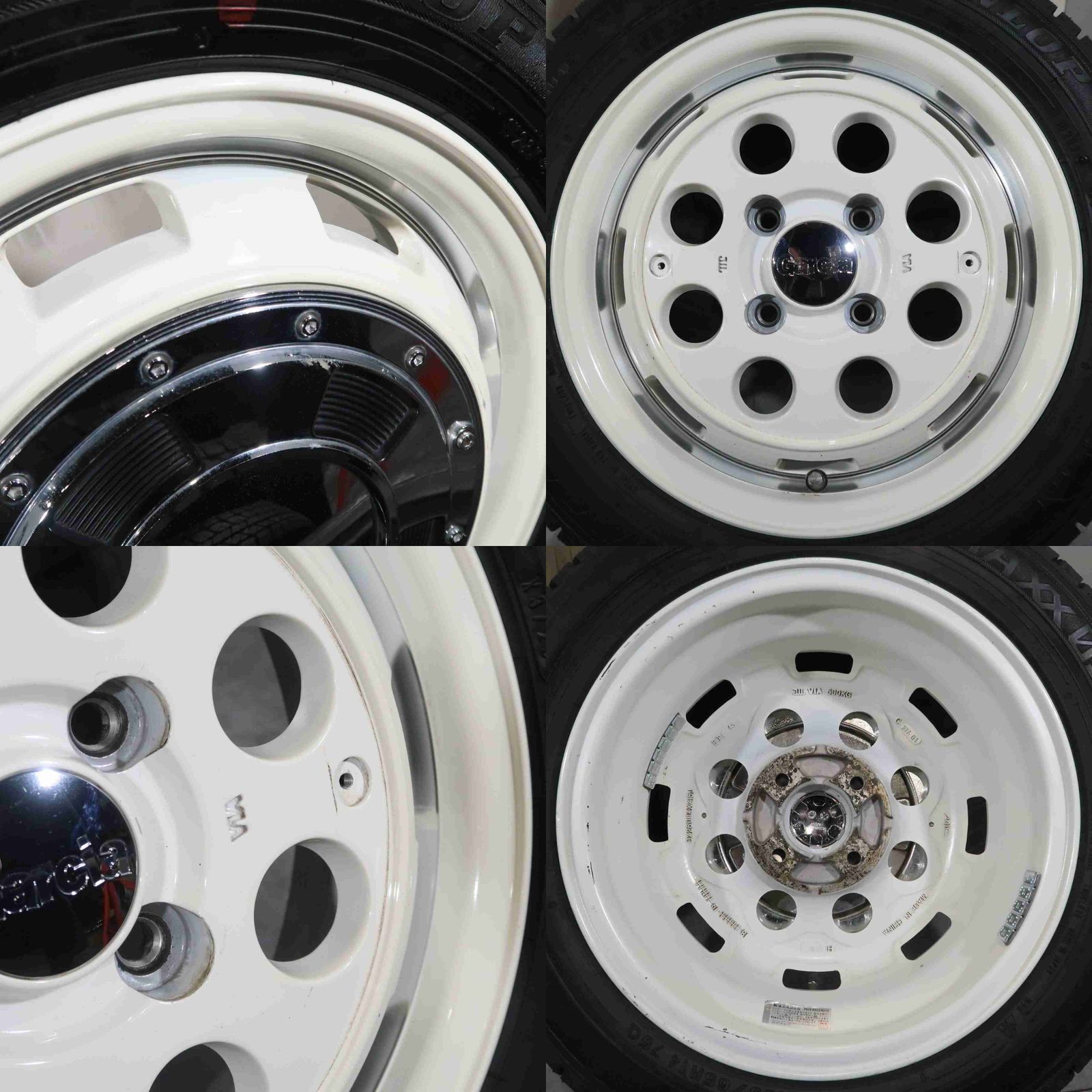 軽自動車 等 4本 Garcia CISCO 14インチ 4.5J +45 4H 100 スタッドレス 
