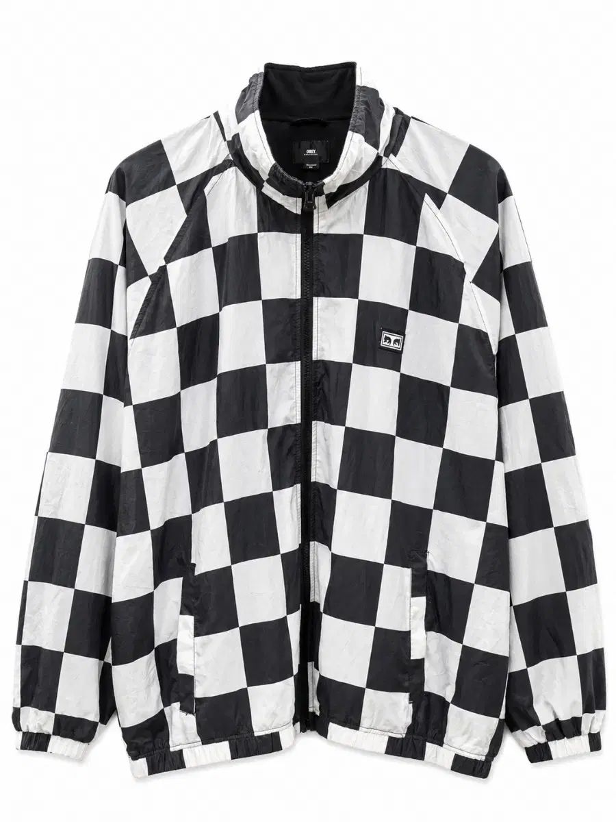 OBEY チェッカー ウィンドブレーカー XXL